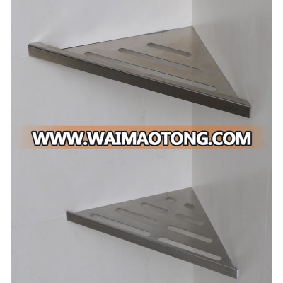 bathroom stainless steel triangle corner shelf